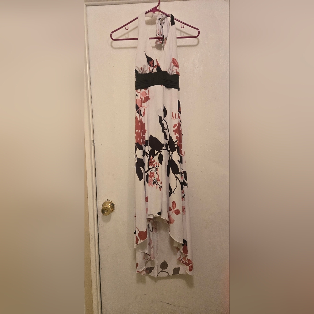 Speechless Cream and Black Dress